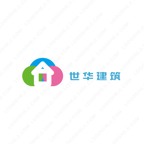 海水涌動logo設計